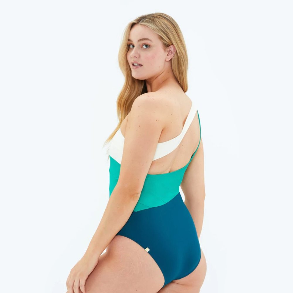 Summersalt Sidestroke Swimsuit in Seasalt